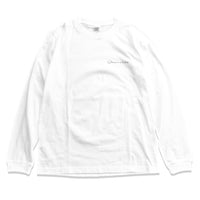 "DECADE" long sleeve T-shirt （White）